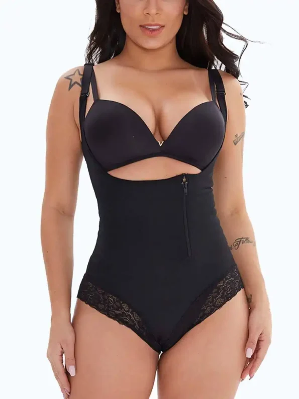 tummy-control-fajas-colombianas-body-shaper-with-zipper-open-bust-bodysuit-shapewear-for-women-2
