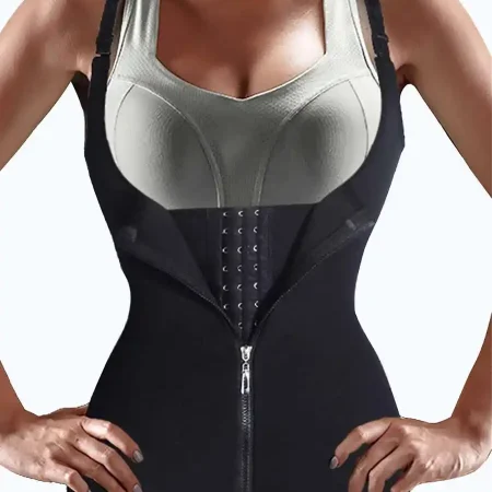 women-waist-trainer-corset-zipper-vest-body-shaper-cincher-tank-top-with-adjustable-straps-double-breasted-neoprene-corset-blazer
