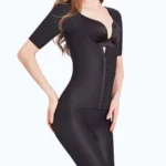 womens-half-sleeves-waist-trainer-belly-control-postpartum-shapewear-seamless-bodysuit-girdle