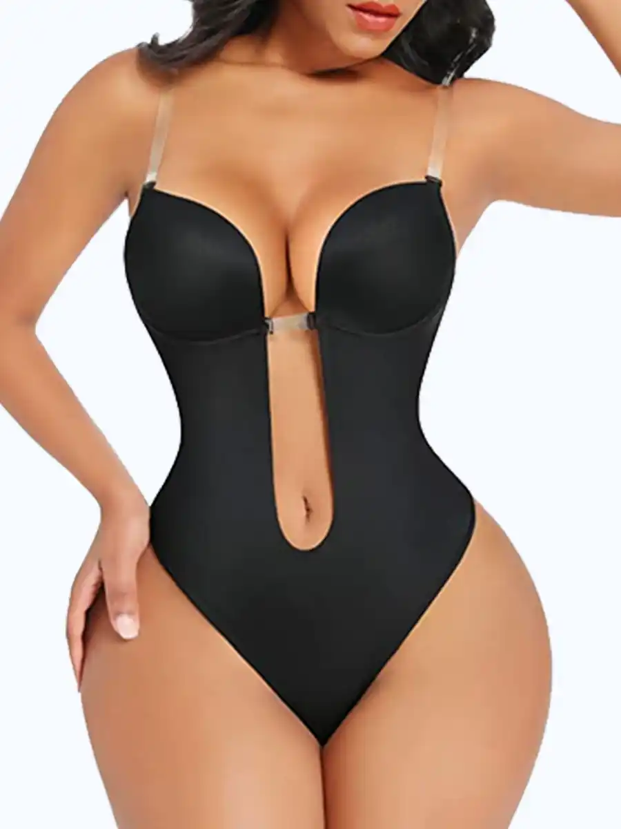 Plus Size Backless Built in Bra