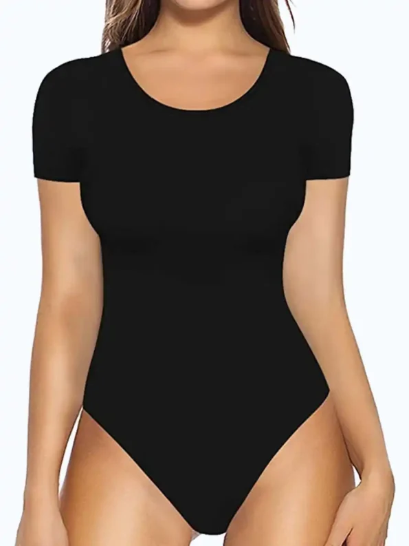 fit-with-kit-womens-round-collar-short-sleeve-tops-t-shirt-bodysuit-2
